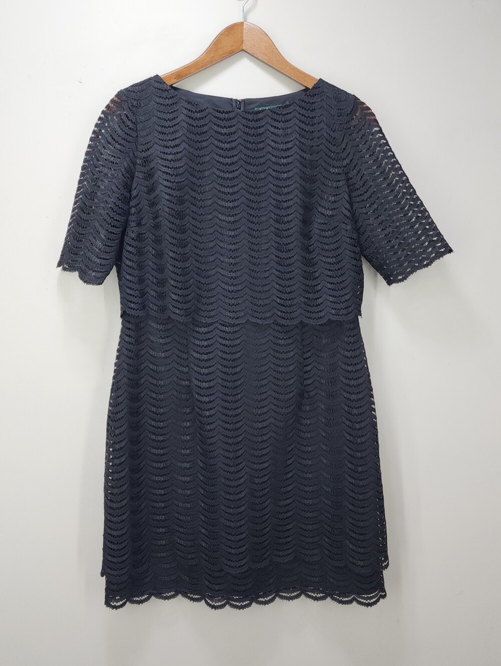 Lauren Ralph Lauren Scalloped Tiered Dress